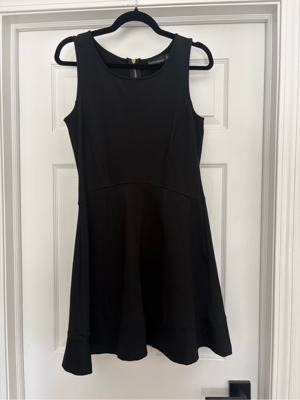 Cynthia Rowley Black Sleeveless Fit & Flare Dress